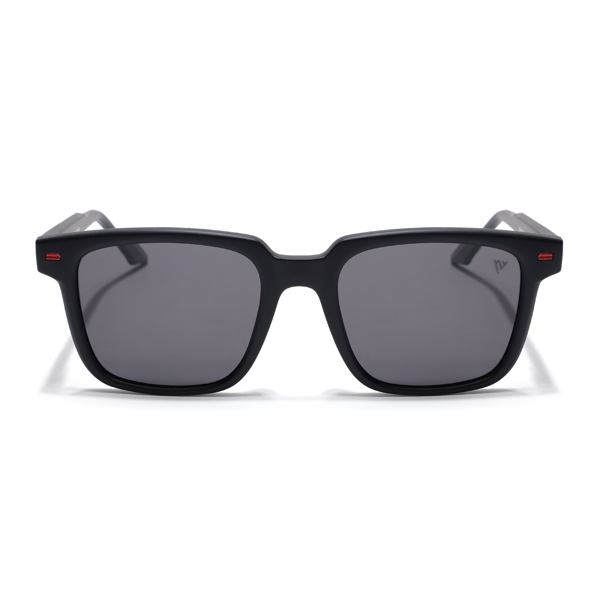 Matira | Black & Red Square Polarized Sunglasses | PMG7413