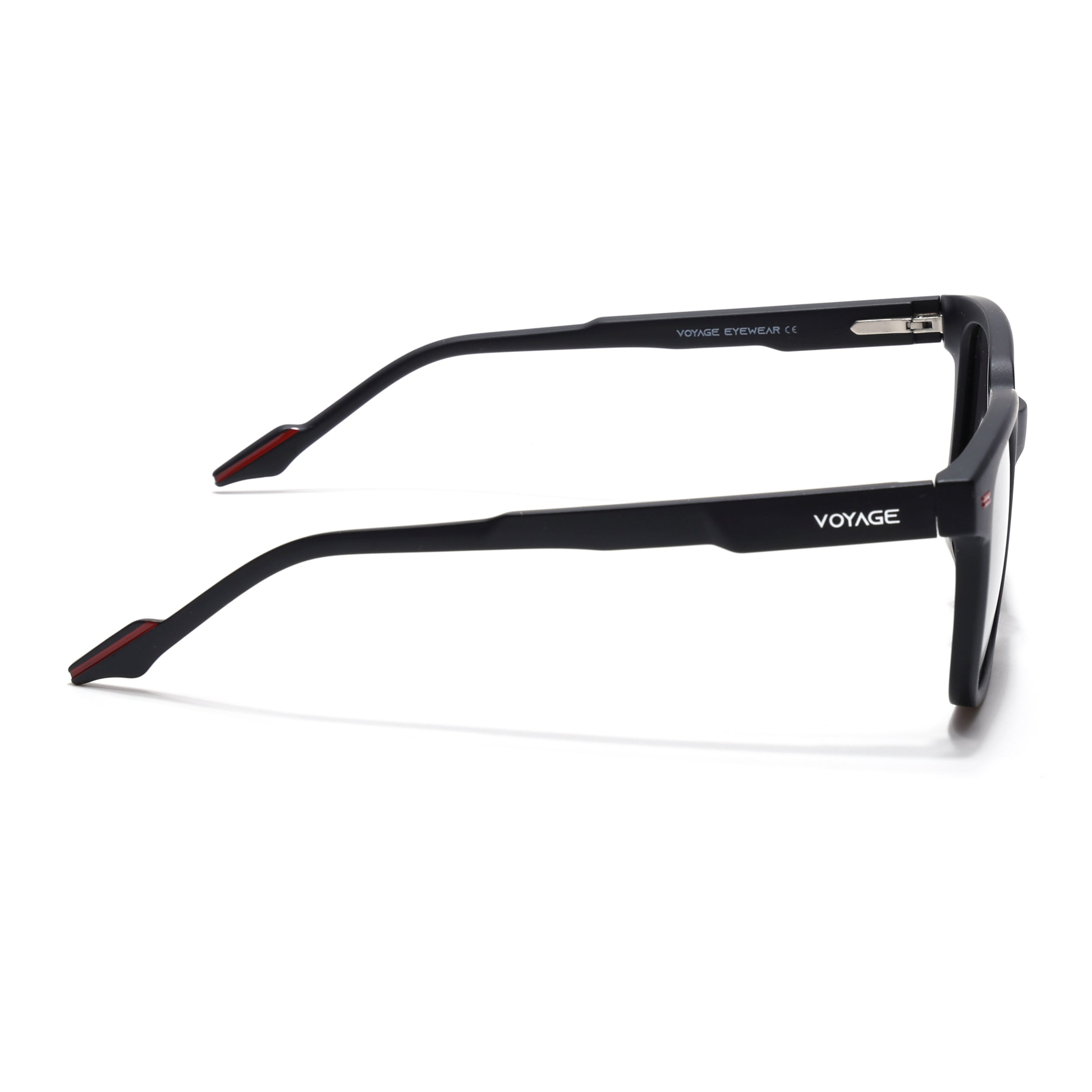 Matira | Black & Red Square Polarized Sunglasses | PMG7413