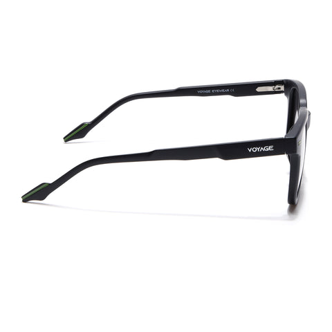 Matira | Black & Green Square Polarized Sunglasses | PMG7414