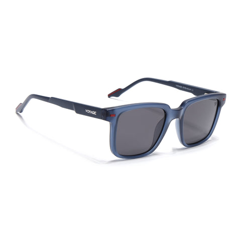 Matira | Blue Square Polarized Sunglasses  | PMG7417