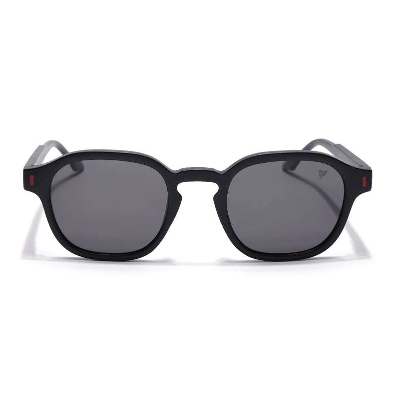 Matira | Black & Red Wayfarer Polarized Sunglasses  | PMG7421
