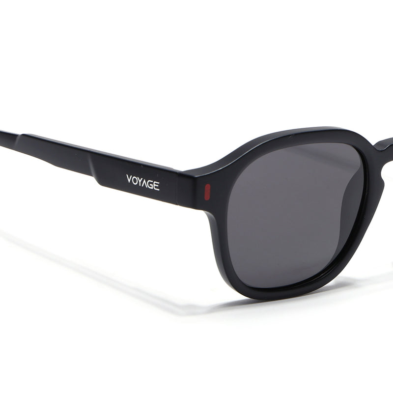 Matira | Black & Red Wayfarer Polarized Sunglasses  | PMG7421