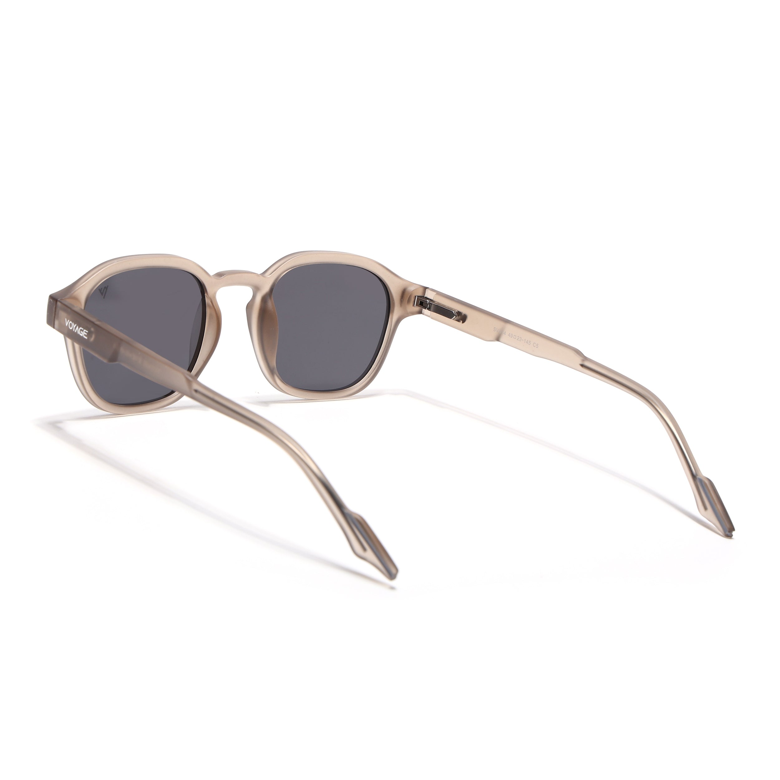 Wayfarer Polarized Sunglasses for Men & Women (Black Lens | Brown Frame - PMG7426)