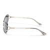Exo | Black Wrap Around Sunglasses | Silver Frame - MG9063