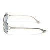 Exo | Grey Wrap Around Sunglasses | Silver Frame - MG9064