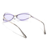 Exo | Purple Wrap Around Sunglasses | Silver Frame - MG9066