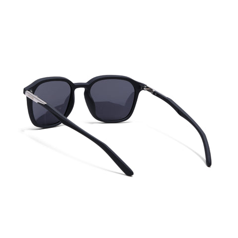 Square Polarized Sunglasses | Black Lens | Black Frame - PMG6789