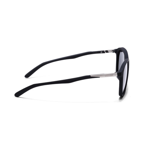 Square Polarized Sunglasses | Black Lens | Black Frame - PMG6789
