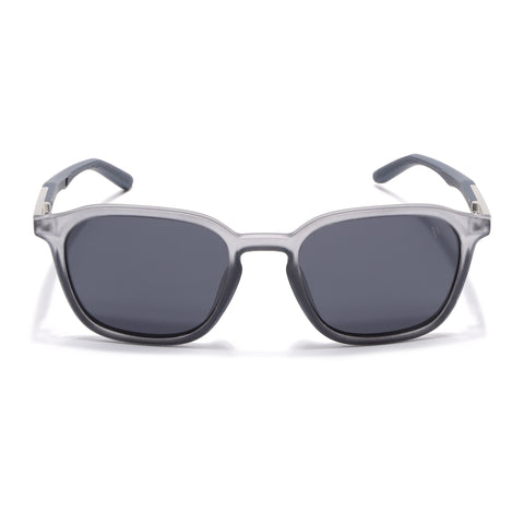 Square Polarized Sunglasses | Black Lens | Grey Frame - PMG6791