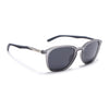 Square Polarized Sunglasses | Black Lens | Grey Frame - PMG6791