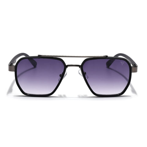 Wayfarer Sunglasses for Men & Women (Grey & Clear Lens | Grey & Black Frame - MG7581)