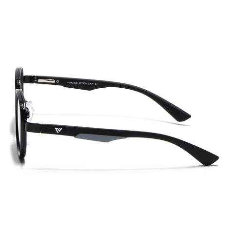 Square Sunglasses for Men & Women (Black Lens | Shine Black Frame - MG7339)
