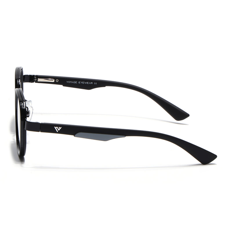 Square Sunglasses for Men & Women (Black Lens | Shine Black Frame - MG7339)