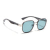 Square Sunglasses for Men & Women (Blue Lens | Light Grey Frame - MG7342)