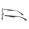 Square Sunglasses for Men & Women (Blue Lens | Light Grey Frame - MG7342)