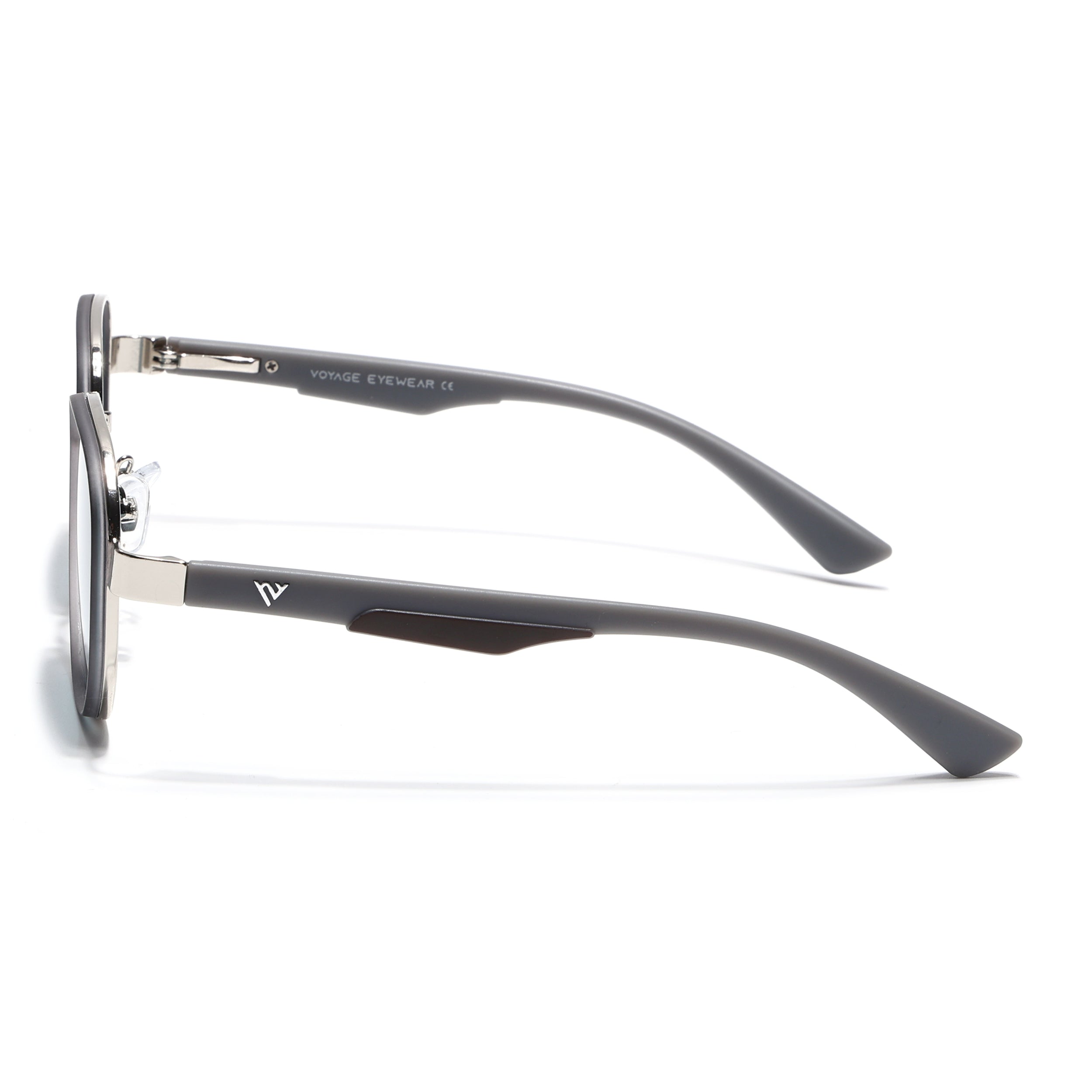 Square Sunglasses for Men & Women (Blue Lens | Light Grey Frame - MG7342)