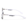 Square Sunglasses for Men & Women (Black Lens | Transparent Frame - MG7343)