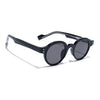 Baron | Black Round Sunglasses | Black Lens - MG7759