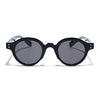 Baron | Black Round Sunglasses | Black Lens - MG7759