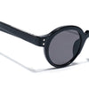Baron | Black Round Sunglasses | Black Lens - MG7759