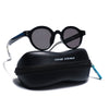 Baron | Black Round Sunglasses | Black Lens - MG7759