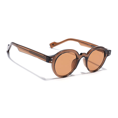 Baron | Brown Round Sunglasses | Brown Lens - MG7760