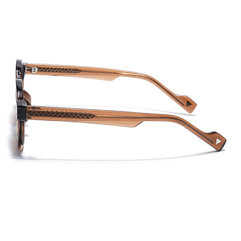 Baron | Brown Round Sunglasses | Brown Lens - MG7760
