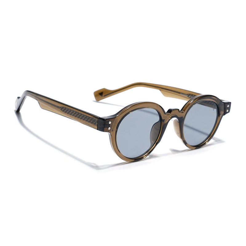 Baron | Olive Round Sunglasses | Grey Lens - MG7761