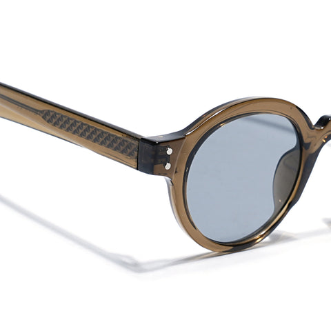 Baron | Olive Round Sunglasses | Grey Lens - MG7761