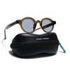 Baron | Olive Round Sunglasses | Grey Lens - MG7761