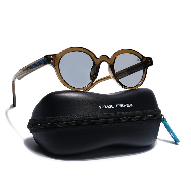 Baron | Olive Round Sunglasses | Grey Lens - MG7761