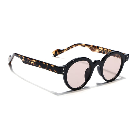 Baron | Demi Brown Round Sunglasses | Brown Lens - MG7775