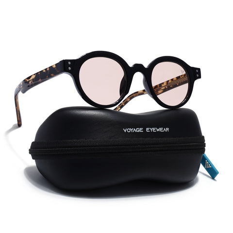 Baron | Demi Brown Round Sunglasses | Brown Lens - MG7775
