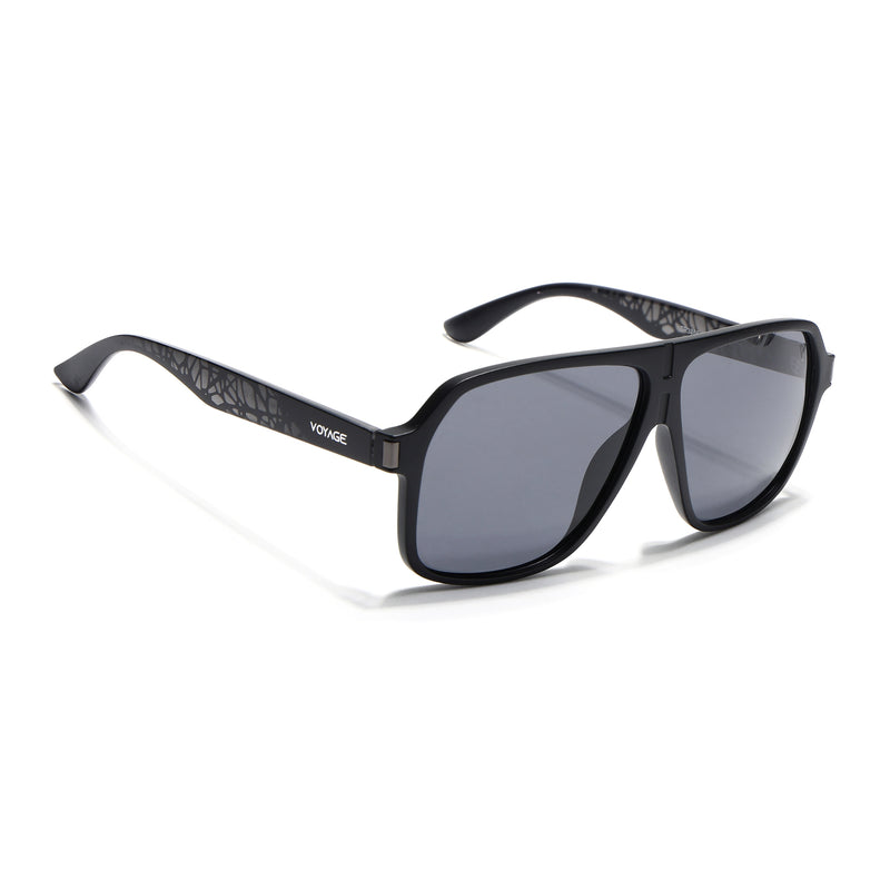 Black Polarized Wayfarer Sunglasses - PMG4576