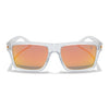 Voyage Select Square Sunglasses (Multicolor Lens | Matt Transparent Frame - SLPMG6305)