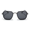 Grey & Navy Blue Polarized Square Sunglasses - PMG4437