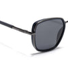 Grey & Navy Blue Polarized Square Sunglasses - PMG4437