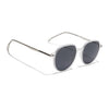 Grit | Transparent Polarized Round Sunglasses (TR8068PMG4298)
