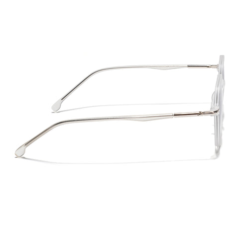 Grit | Transparent Polarized Round Sunglasses (TR8068PMG4298)