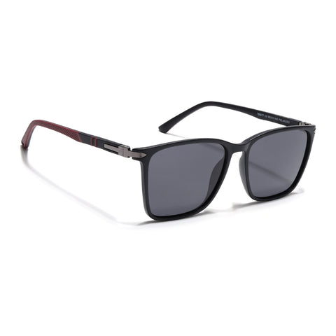 Matt Black Polarized Wayfarer Sunglasses - PMG4486
