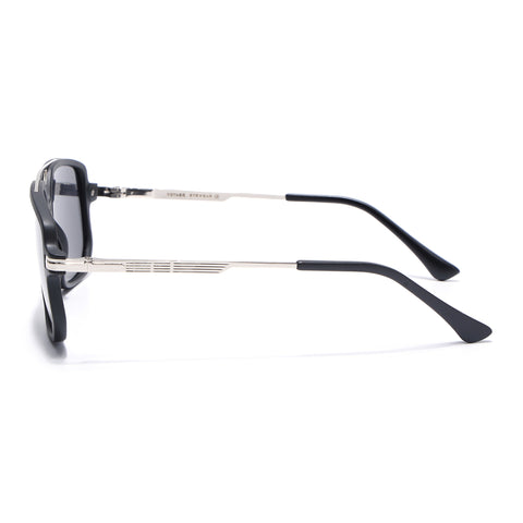 Wayfarer Polarized Sunglasses (Black Lens | Matt Black Frame - PMG5544)
