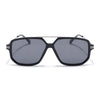 Wayfarer Polarized Sunglasses (Black Lens | Matt Black Frame - PMG5545)