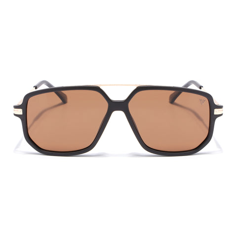 Wayfarer Polarized Sunglasses (Brown Lens | Brown Frame - PMG5546)