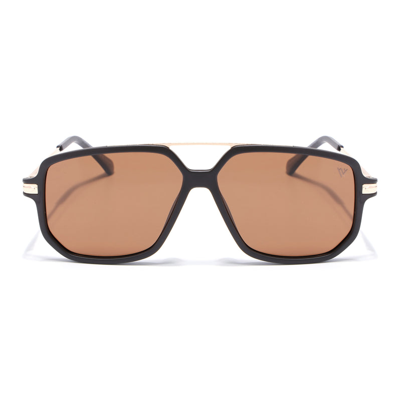 Wayfarer Polarized Sunglasses (Brown Lens | Brown Frame - PMG5546)