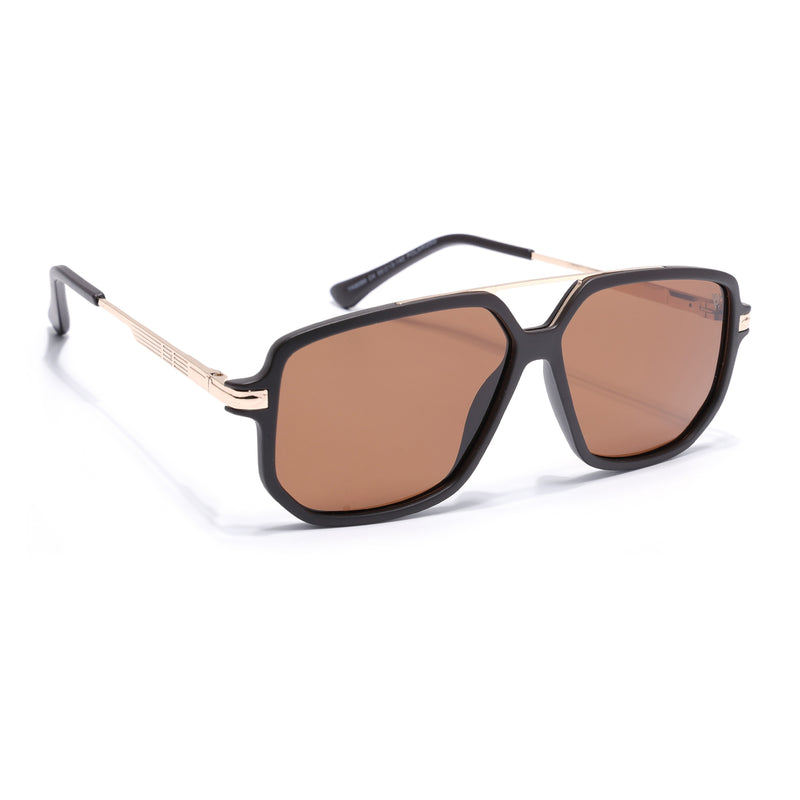 Wayfarer Polarized Sunglasses (Brown Lens | Brown Frame - PMG5546)