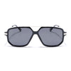 Wayfarer Polarized Sunglasses (Black Lens | Shine Black Frame - PMG5543)