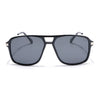 Wayfarer Polarized Sunglasses (Black Lens | Shine Black Frame - PMG5538)