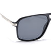 Wayfarer Polarized Sunglasses (Black Lens | Shine Black Frame - PMG5538)