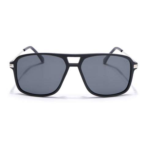 Wayfarer Polarized Sunglasses (Black Lens | Matt Black Frame - PMG5539)