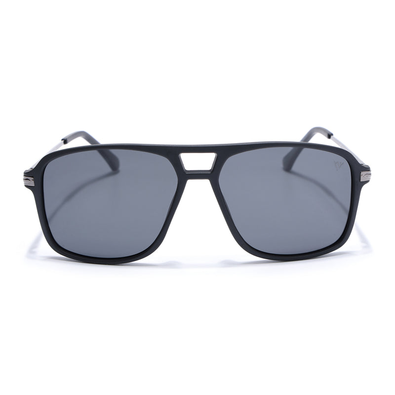 Wayfarer Polarized Sunglasses (Black Lens | Matt Black Frame - PMG5540)